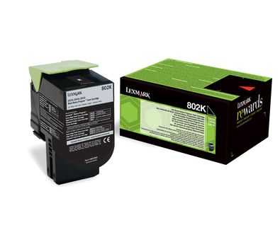 80C20K0 - Toner Lexmark Laser 802K Negro 1000 pginas (80C20K0)
