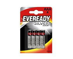 637330 - Pilas alcalinas Eveready  AAA-LR03 Pack4 (637330)