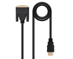 10.15.0505 - Adaptador de cable Nanocable HDMI - DVI, 5m DVI A Negro