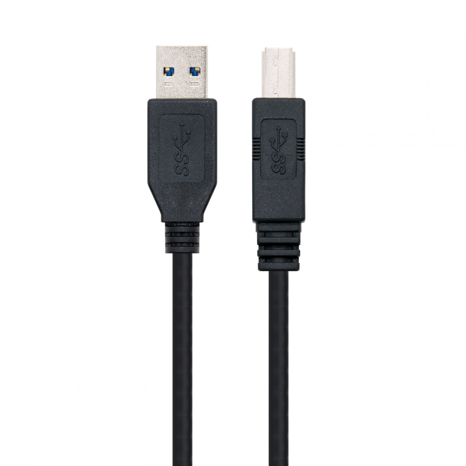 10.01.0802-BK - Nanocable USB-A 3.0/M a USB-B 3.0/M 2m Negro (10.01.0802-BK)