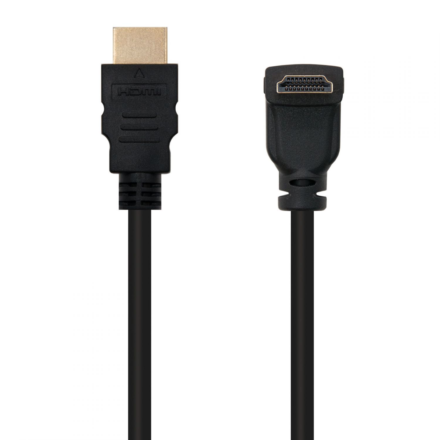 10.15.3002 - Cable HDMI Nanocable CABLE  ACODADO V1.4 (ALTA VELOCIDAD / HEC), A/M-A/M, 1.8 M