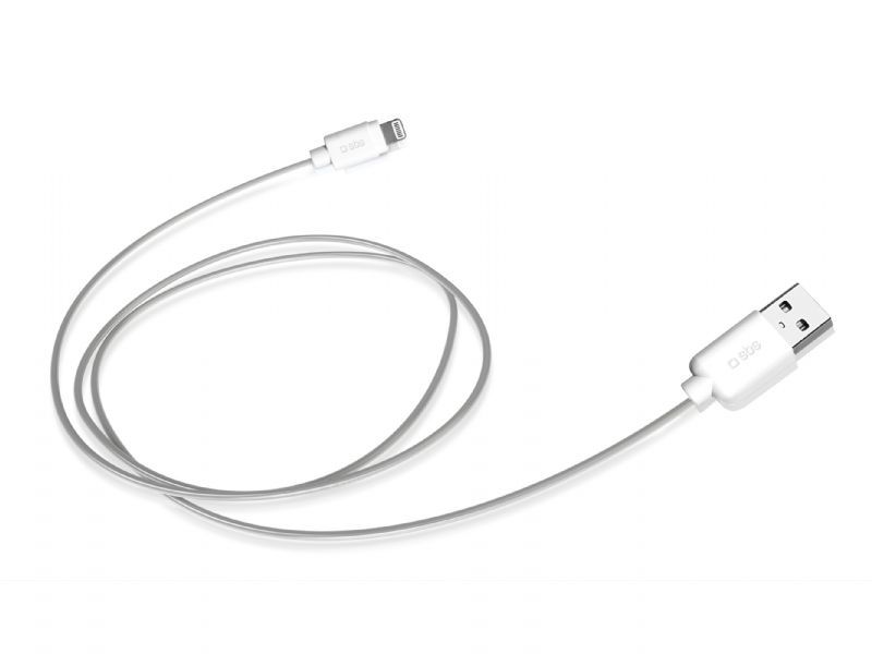 TECABLEUSBIP5L - Cable de conector Lightning SB TECABLEUSBIP5L cable de   1 m Blanco