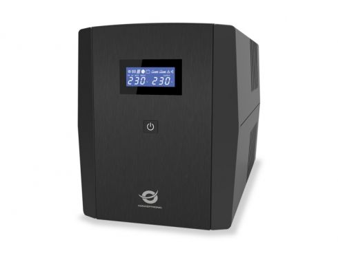 ZEUS 04EM - S.A.I. CONCEPTRONIC 2200VA 1320W 5 Tomas 2xSchuko 1xUSB 2.0 Negra (ZEUS04EM)