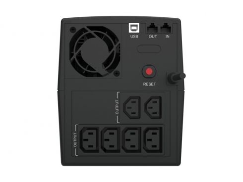 ZEUS 04EM - S.A.I. CONCEPTRONIC 2200VA 1320W 5 Tomas 2xSchuko 1xUSB 2.0 Negra (ZEUS04EM)