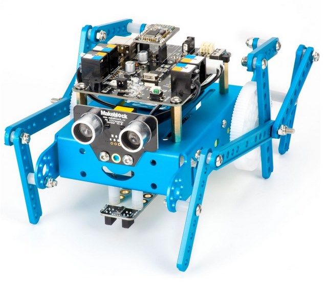 90050S - Robot de entretenimiento SPC MAKEBLOCK mBot Spider Robot de Entretenimiento Azul 90050