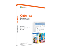 QQ2-00768 - Suit de programa Microsoft Office 365 Personal 1 año(s) Español