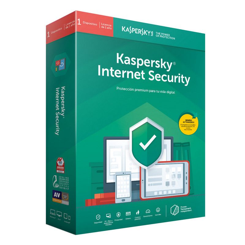 KL1939S5AFS-9 - Seguridad y antiviru Kaspersky Lab Internet Security 2019 Espaol Full license 1licencia(s) 1ao(s)