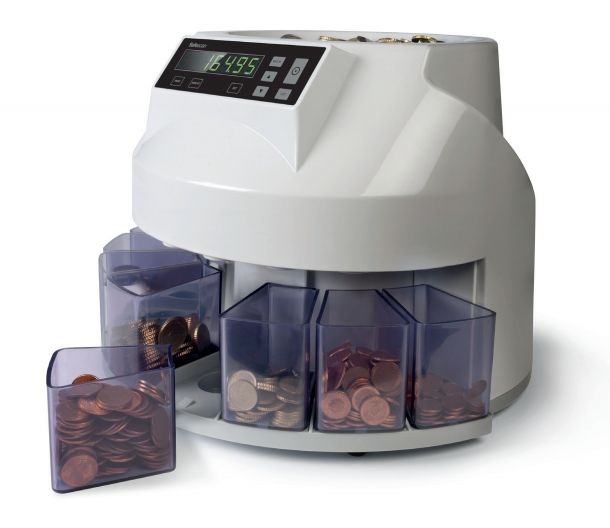 113-0547 - Contador de dinero Safescan 1250 Coin counting machine Gri