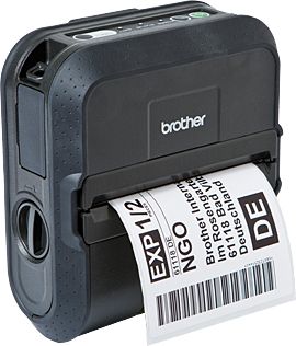 RJ-4030 - Impresora de Etiquetas Trmica Porttil BROTHER 200x203dpi USB 2.0 Bluetooth 2.0+EDR Negra (RJ-4030)