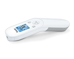 FT-85 - Termometro infrarrojo BEURER sin contacto con la piel, medicion a 2-3cm , pantalla facil lectura, 2 pilas AAA (FT-85)