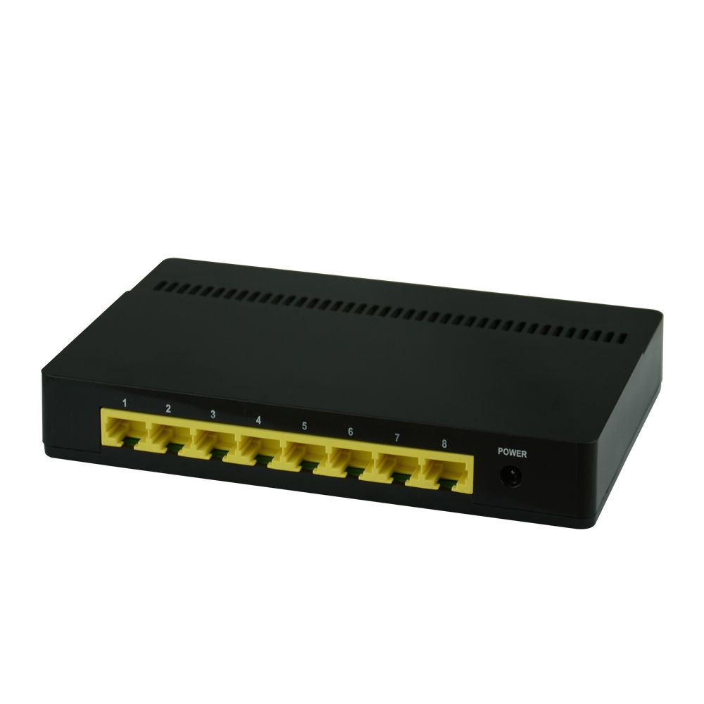 KS108 - Dispositivo de red Kasda KS108 switch No administrado Fast Ethernet (10/100) Negro