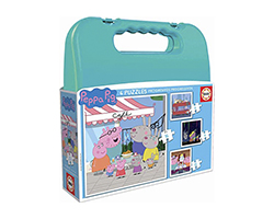 Maleta Puzzle EDUCA BORRAS Peppa Pig 3-5años (18112)