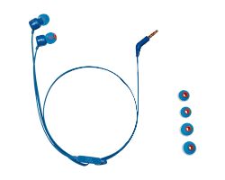 Auriculares Intrauditivos JBL Azules (JBLT110BLU)