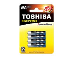 Pack 4 Pilas Toshiba AAA Alcalinas LR03 1.5V(R03AT BL4)