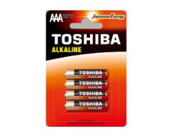 Pack 4 Pilas Toshiba AAA Alcalinas LR03 (594922 BL4)