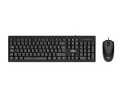 Teclado+Ratón NILOX USB Negro (NXKME0011)