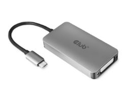 Adaptador Club 3D USB-C 3.0/M a DVI-D/H Gris (CAC-1510)