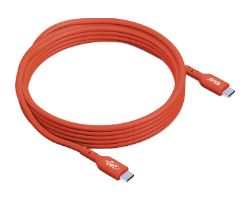 Cable Club 3D USB-C/M a USB-C/M 3m Naranja (CAC-1513)