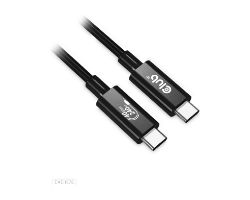 Cable Club 3D USB-C 4/M a USB-C 4/M 1m Negro (CAC-1576)