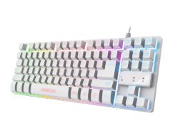 Teclado Gaming Trust GXT 833W Thado TKL Blanco (24739)