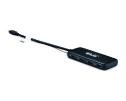 Hub Club 3D USB-C a 4xUSB-C 10G PD 3.0 Negro (CSV-1548)