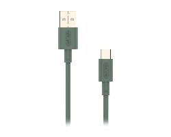 Cable NUBBEH Elisium USB-A/USB-C 1m Verde (NBTCABLACG1)