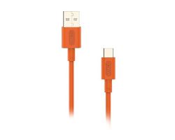 Cable NUBBEH Elisium USB-A/USB-C Naranja (NBTCABLACO1)