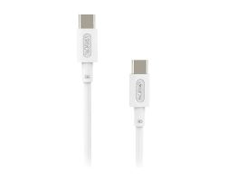 Cable NUBBEH Elisium USB-C/USB-C 1m Blanco(NBTCABLCCW1)