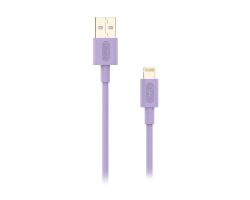 Cable NUBBEH USB-A/Lightning 1m 2A Lila (NBTCABLALP1)