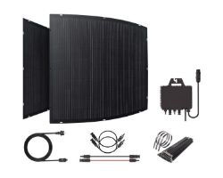 Kit Solar Engel 400W/2A 2 Placas Flexibles (PS0400F)