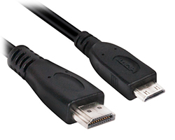 Cable Club 3D HDMI C/M a HDMI A/M 1m Negro (CAC-1350)