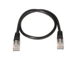 Nanocable RJ45 Cat5e UTP AWG24 1m Negro (10.20.0101-BK)